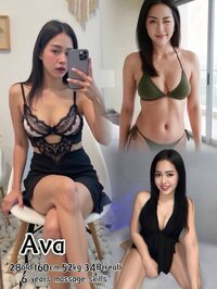 Ava作為泰國囡囡，服務好正又到位，身材又靚，全程好主動熱情，傾偈同泰式按摩都差不多有一半時間，呢個價錢性價比超高，鍾意泰